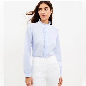 LOFT Ruffle Shirt